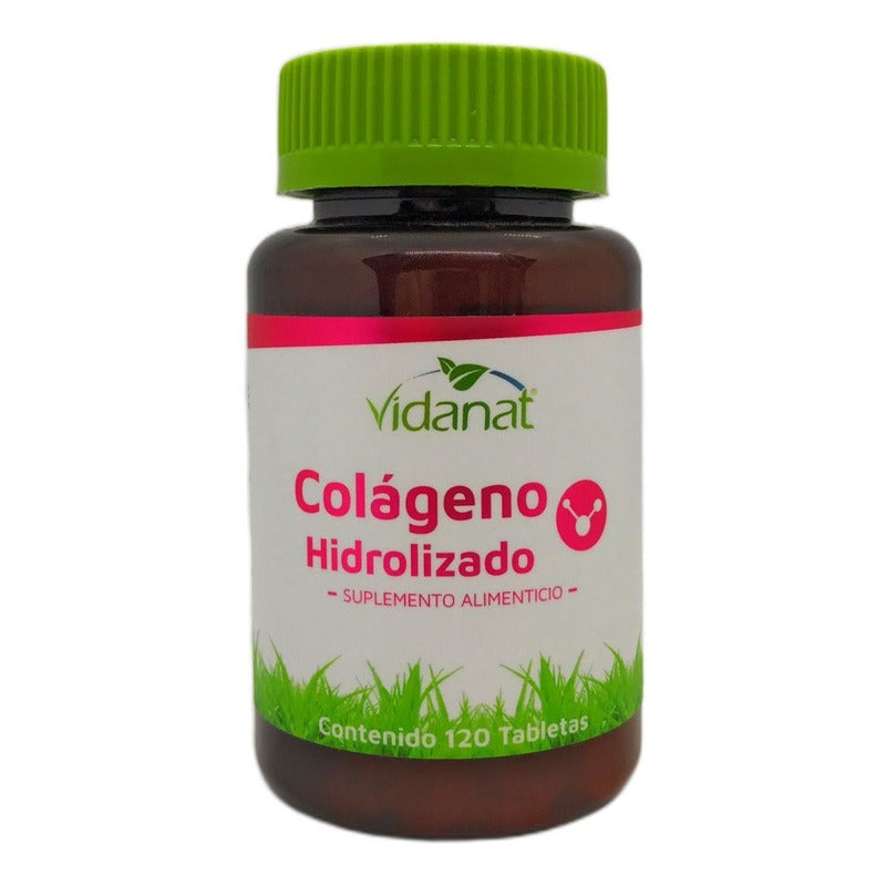 Colágeno Hidrolizado Vidanat 120 Tabletas - Sin Sabor