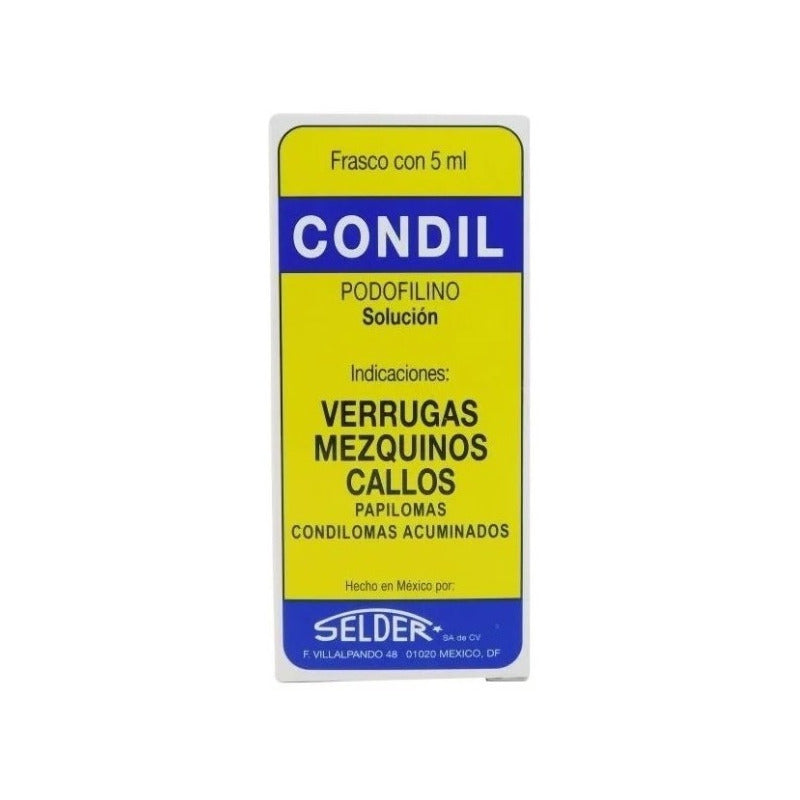 Condil Rapid Vpch Verrugas Mezquinos Callos 5ml