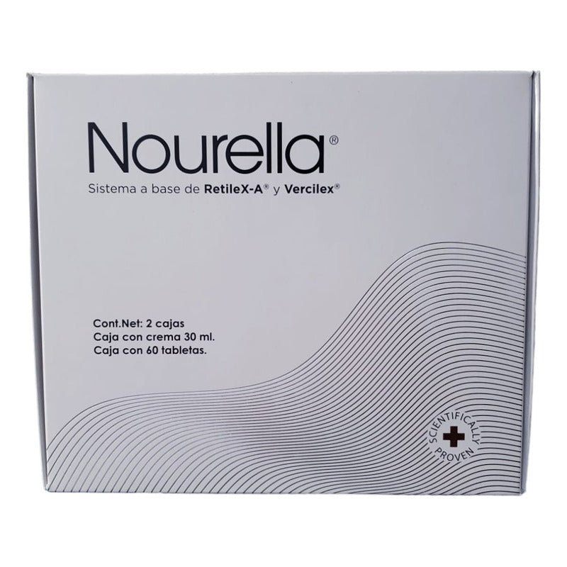 Nourella Kit Crema Tubo 30ml+caja C/ 60 Tab Reconstruye Piel
