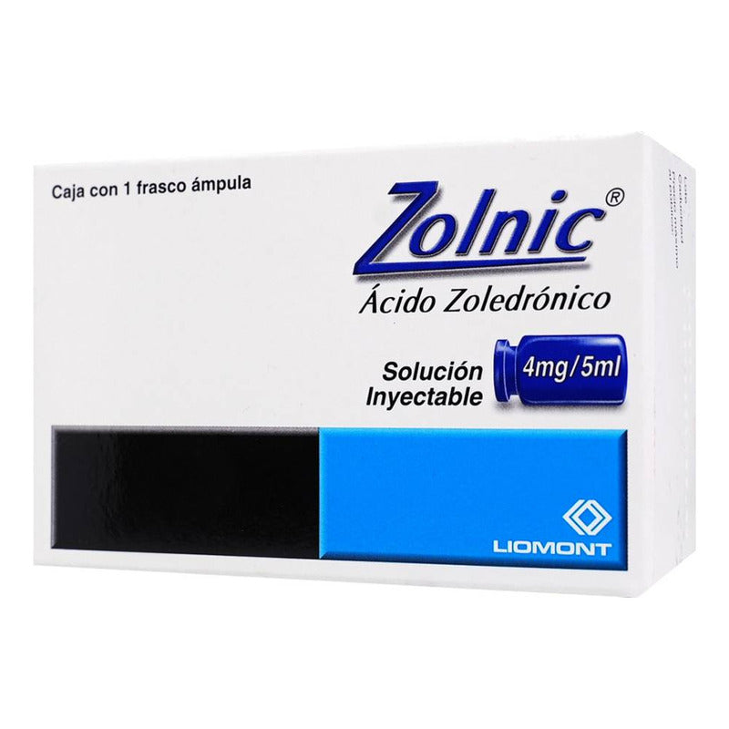 Zolnic Solución Inyectable 4 Mg/5 Ml, 1 Frasco Ámpula 5 Ml