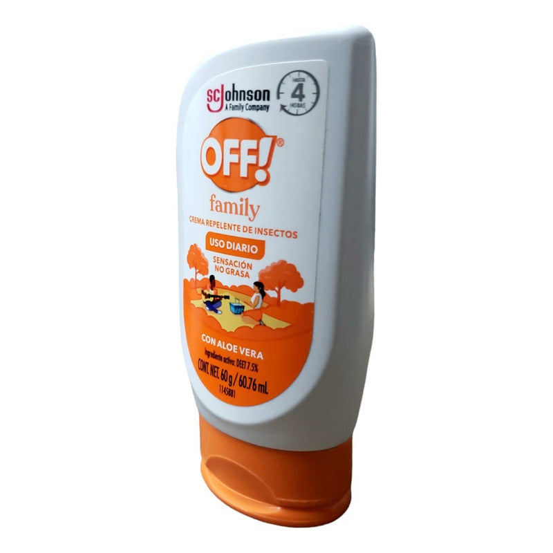 Off Family Repelente Insectos En Crema Con Aloe Vera 60g