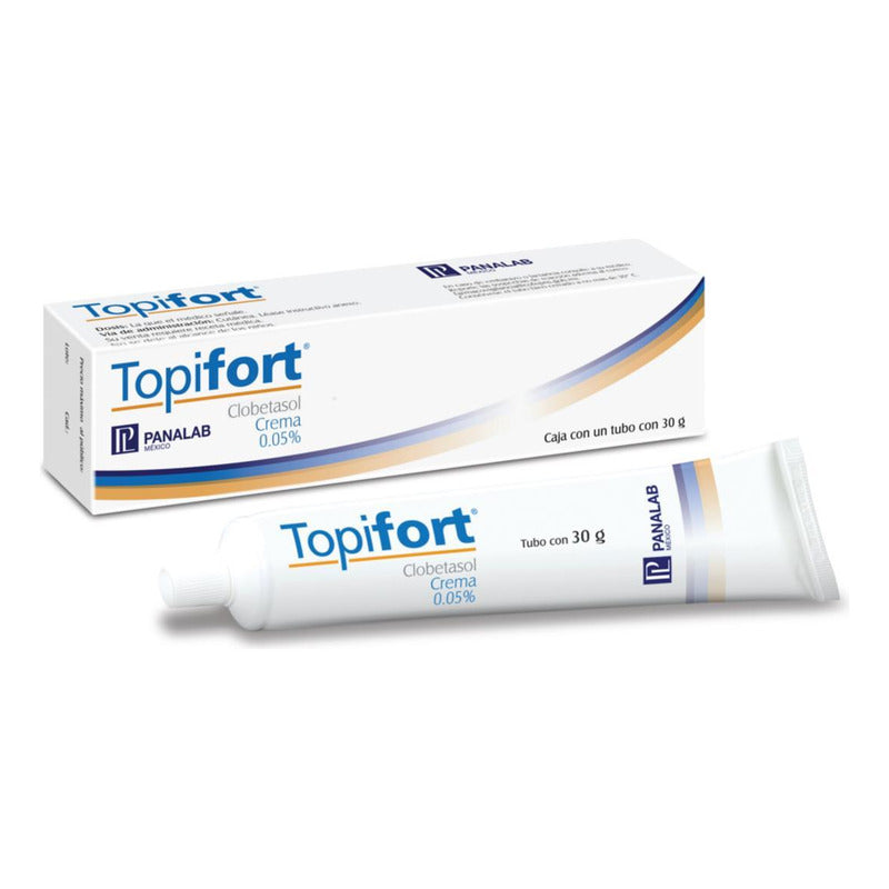 Topifort Clobetasol Crema 0.05% Tubo Con 30g