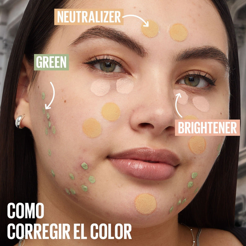 Maybelline Corrector Facial Instant Age Rewind 6ml, Borra Ojeras, Contornea E Ilumina,hasta 12hrs Light