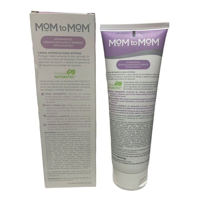 Crema Intensiva Para Estrias Mom To Mom 250ml Neutra