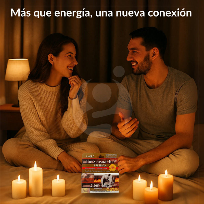 Suplemento The Sensual Tea Para Hombre Y Mujer Zisen Tabs Sabor Natural
