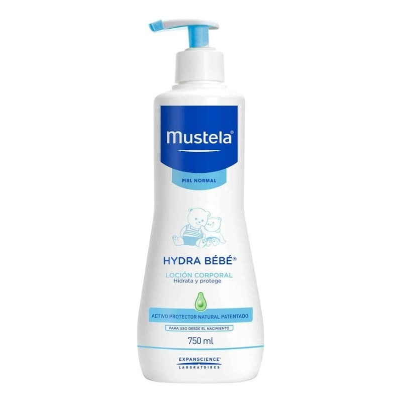 Loción Corporal Mustela Hydra Bebé Para Piel Normal 750 Ml