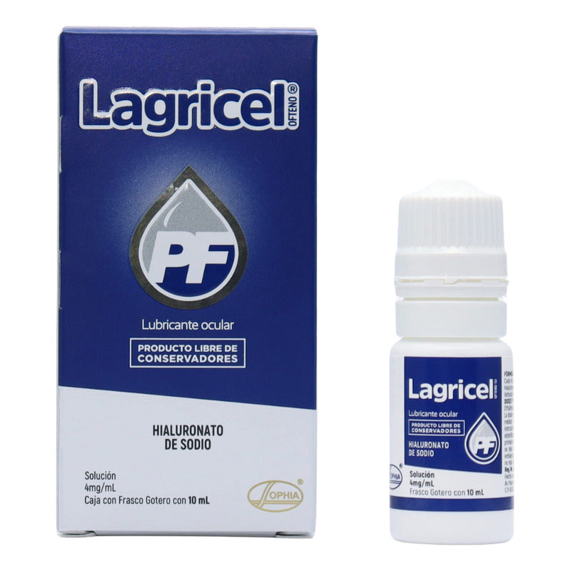Lagricel Lubricante Ocular Hialuronato De Sodio Solución