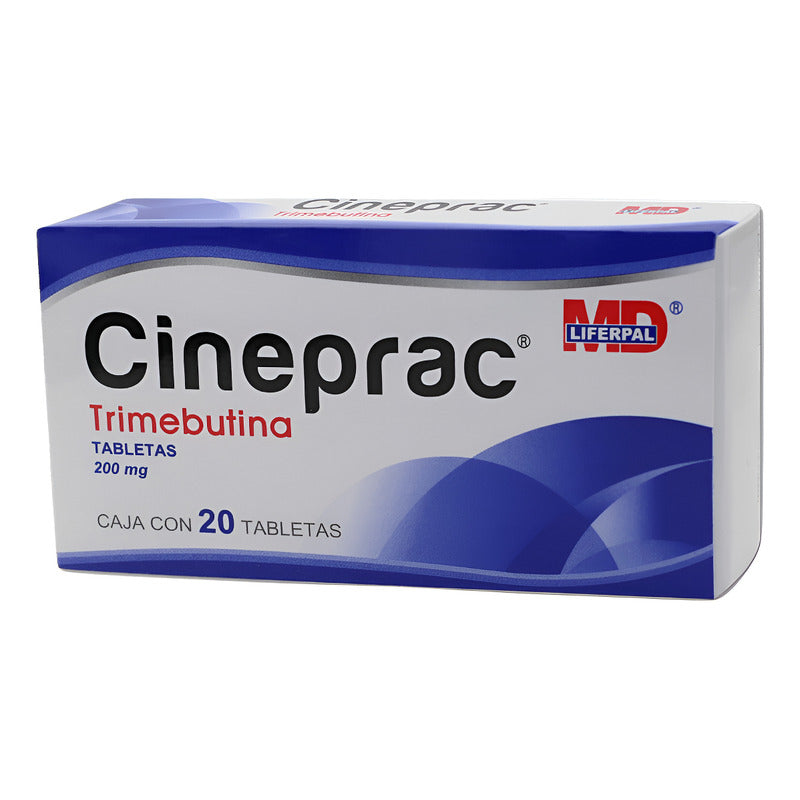 Cineprac Trimebutina 200mg Caja Con 20tabs