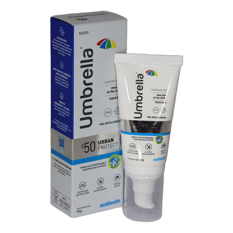 Protector Solar Umbrella® Urban F50+ | Emulsión 50g