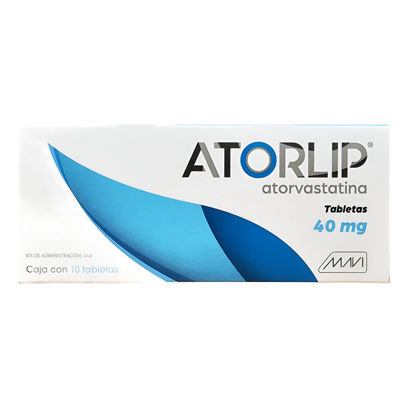 Dos Cajas De Atorvastatina 40mg Atorlip 10 Tabs Cu