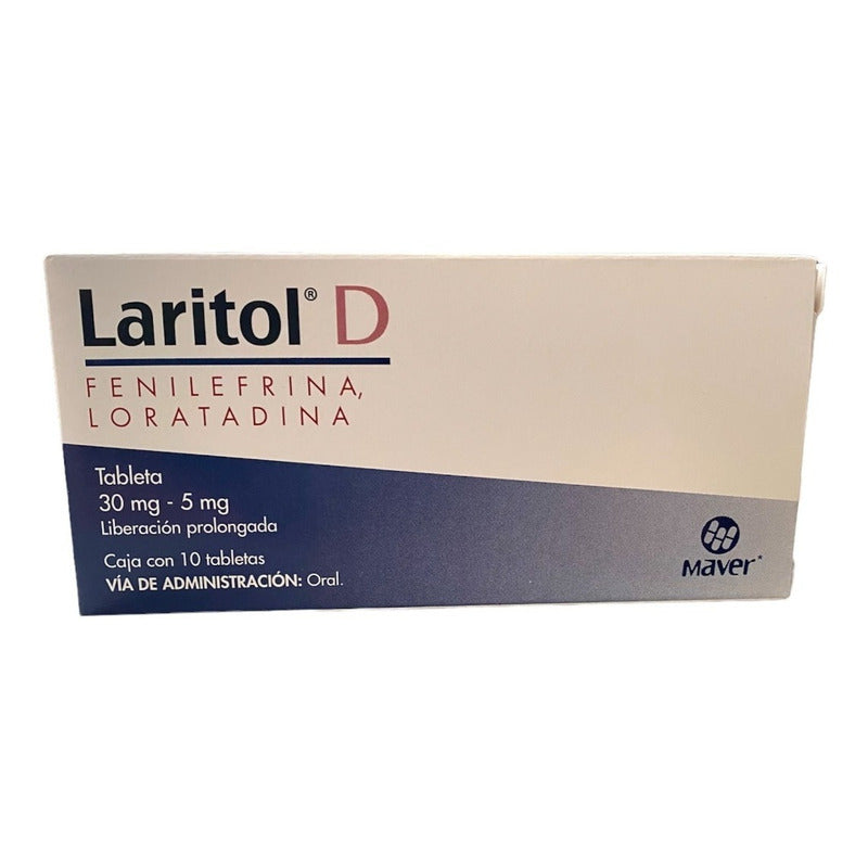 Tres Cajas Laritol D Fenilefrina Loratadina 30/5mg 10 Tabs