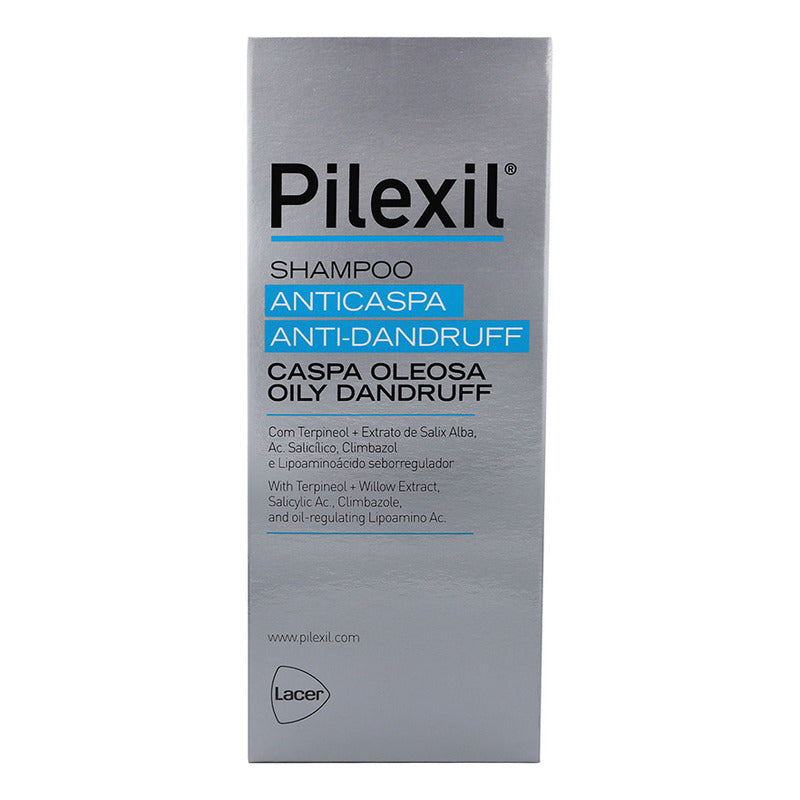 Pilexil Shampoo Anticaspa Grasa Frasco Con 300 Ml