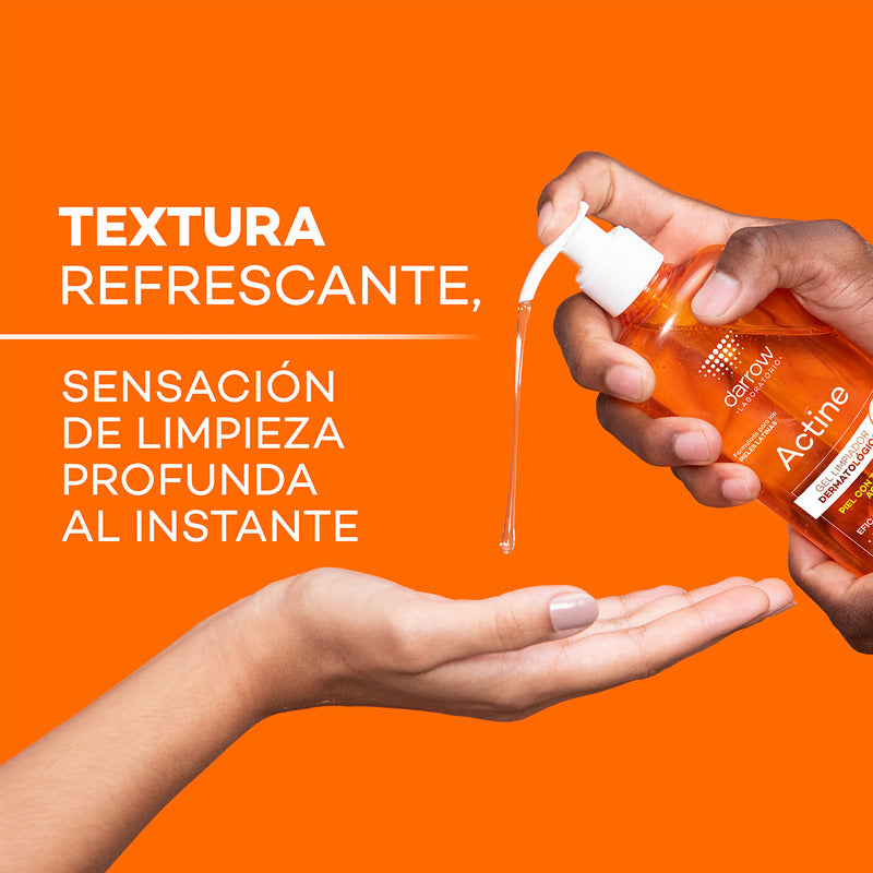 Gel Limpiador Facial Darrow Actine Vitamina C 240g Piel Grasa O Con Tendencia Acnéica