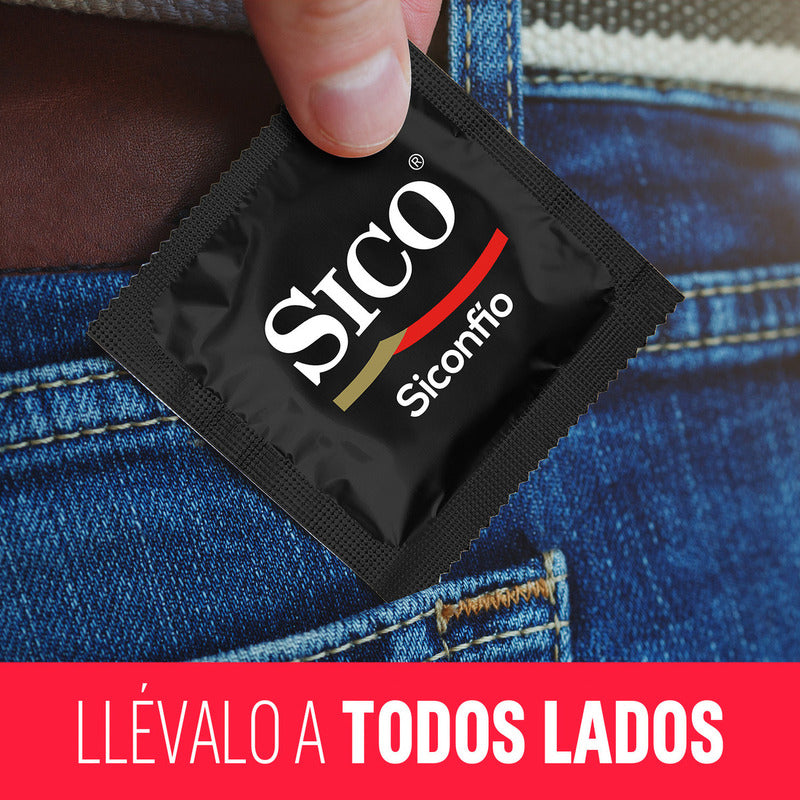 Sico® Play Condones Texturizados, Caja De 3 Pzas