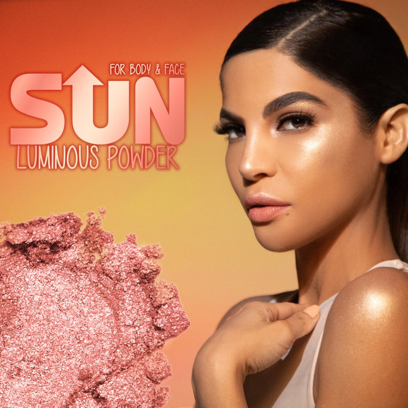 Pink Up, Iluminador En Polvo Compact, Alta Pingmentaciónglow