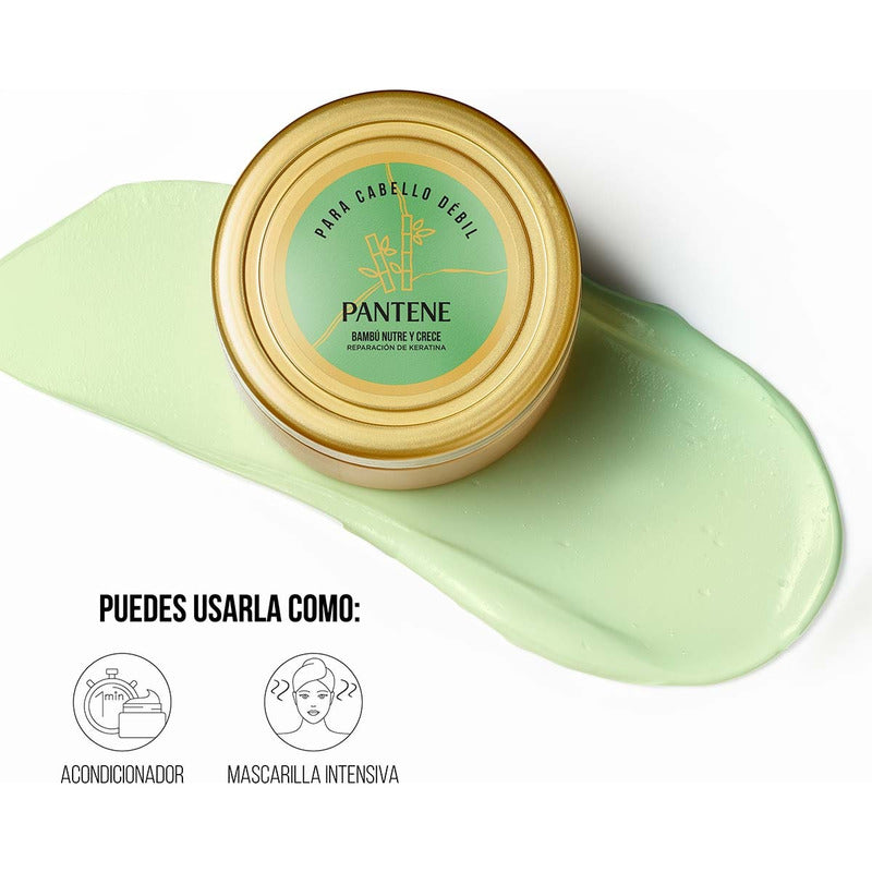 Mascarilla Pantene Pro-v Miracles Bambú Nutre & Crece 300 Ml