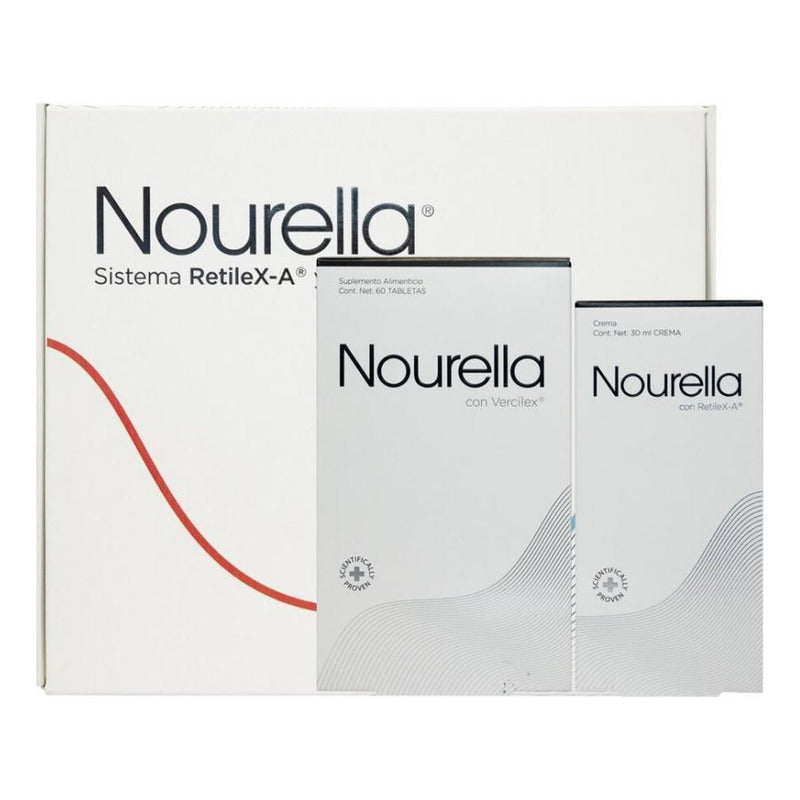 Nourella Kit Crema Tubo 30ml+caja C/ 60 Tab Reconstruye Piel