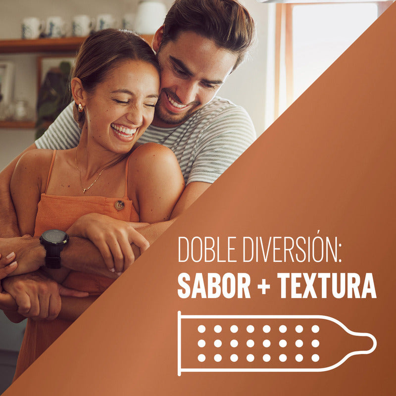 Sico® Play Mix, Condones Texturizados Sabor Chocolate, 3 Pz