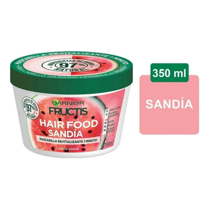 Mascarilla Capilar Garnier Fructis Hair Food Sandia 350ml