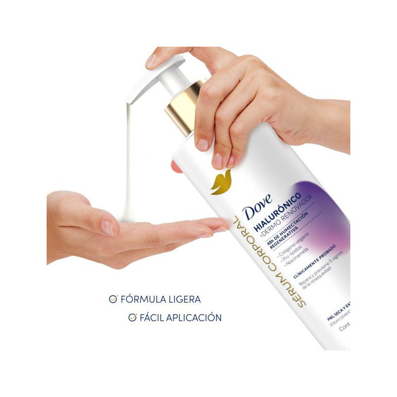 Serum Corporal Acido Hialuronico Dermo Renovador Dove 1 L