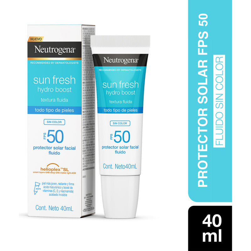 Neutrogena Sun Fresh Hydro Boost Sin Color Fps 50 40ml