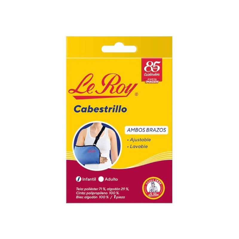Le Roy Cabestrillo Infantil Ambos Brazos Ajustable / Lavable Azul Acero
