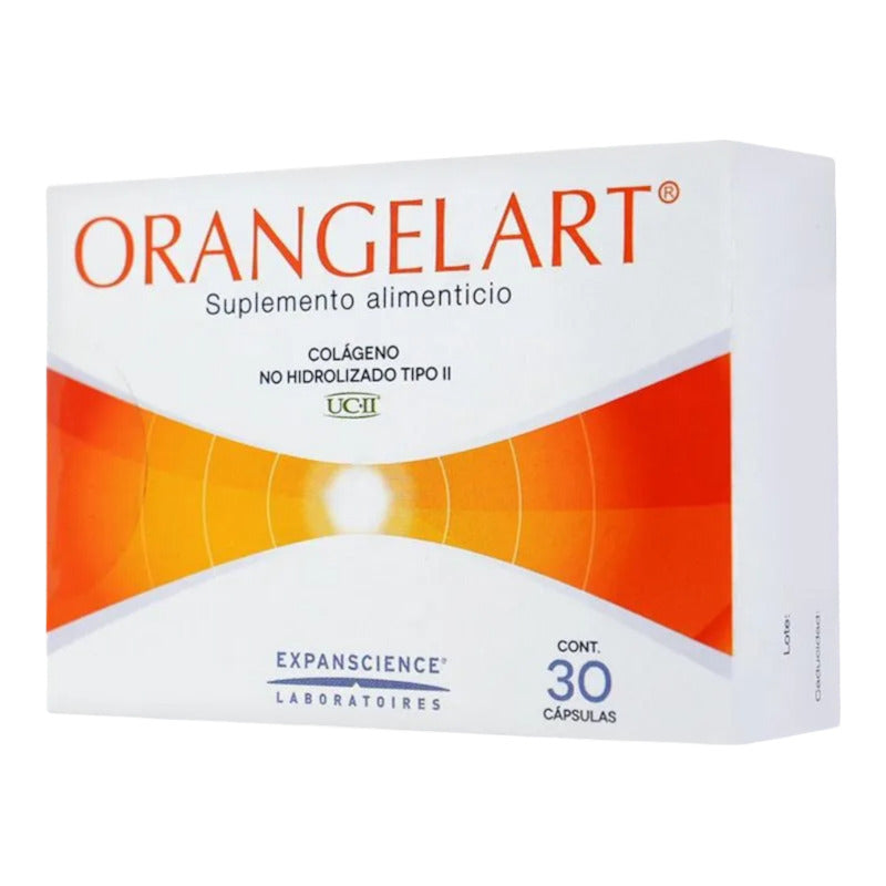 Orangelart Colágeno Hidrolizado Tipo 2 Caja Con 30 Cápsulas