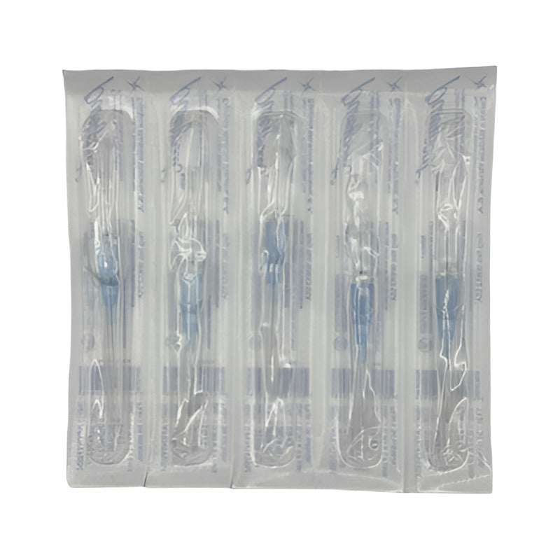 Punzocat Catéter 19gx19mm (3/4) Azul Claro 5 Piezas