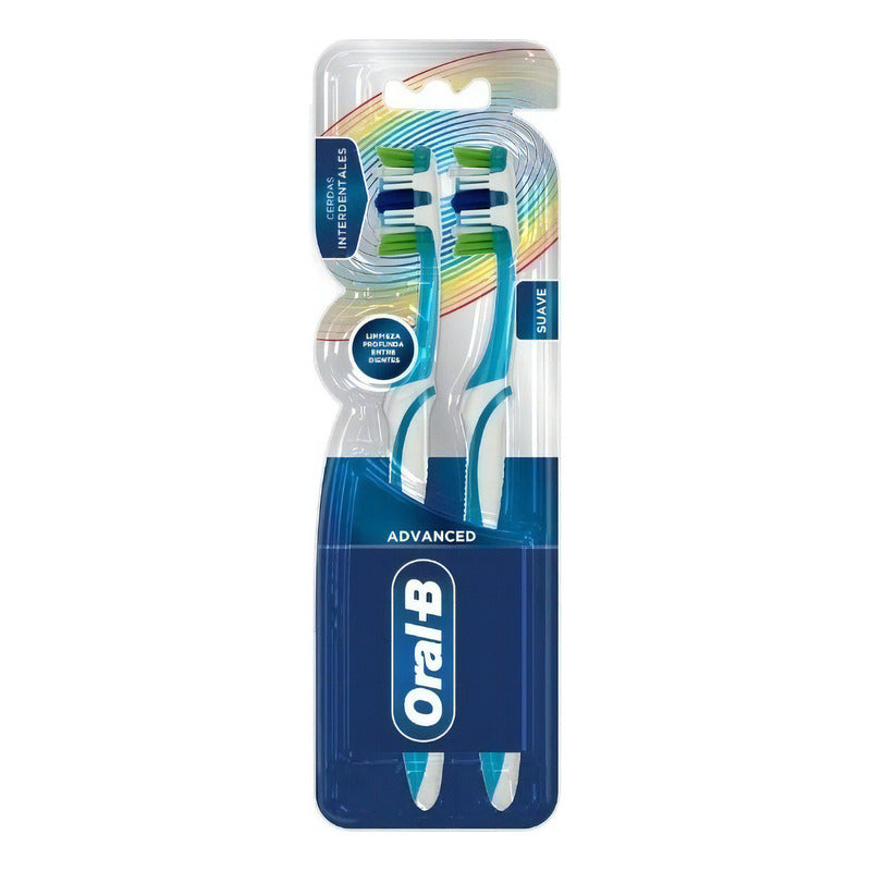 Cepillo De Dientes Oral-b Advanced 5 Acciones Delimpieza Suave 2 Piezas