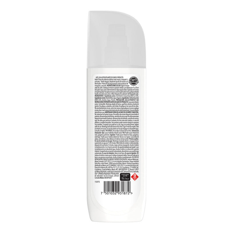 Repelente De Mosquitos En Spray Off! Defense, Protección Duradera, 117ml