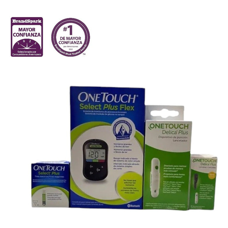 One Touch Plus Kit Completo De Inicio. Negro