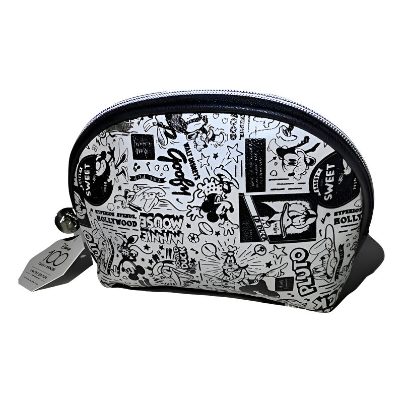 Cosmetiquera Disney Retro 100 Años Edición Limitada Blanco Con Negro