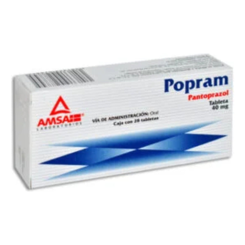 Popram Pantoprazol 40mg Con 28 Tabletas