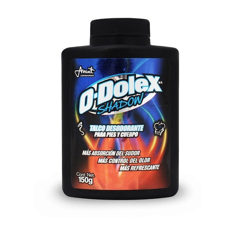Talco O Dolex Desodorante Shadow Pies Y Cuerpo 150gr