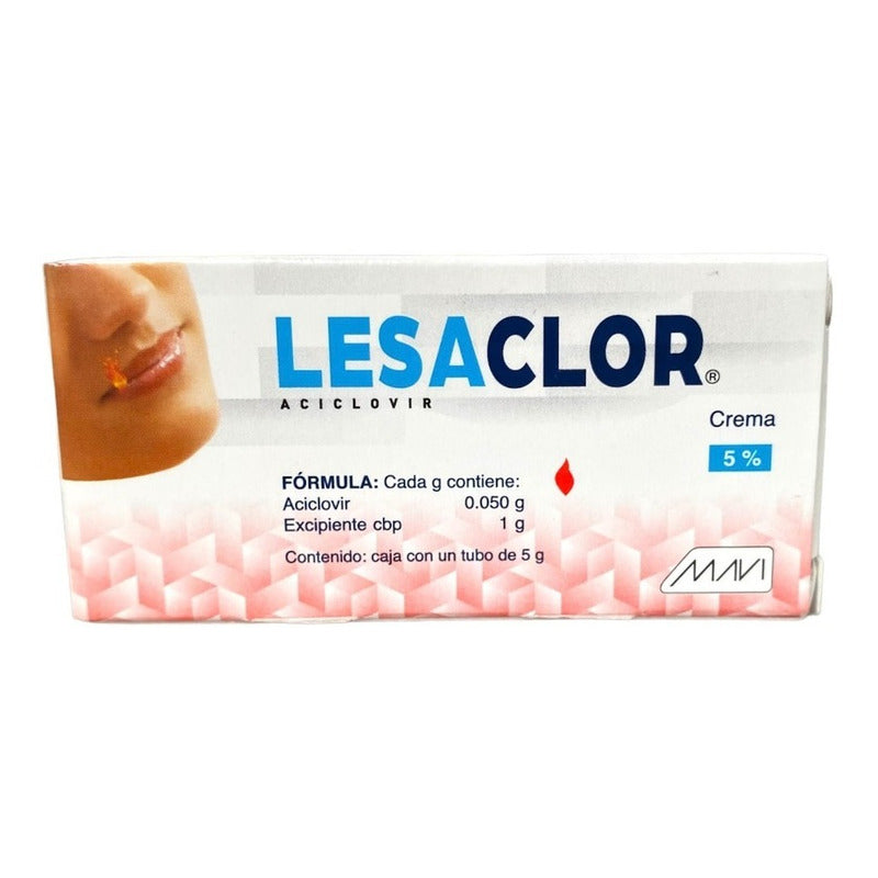 Lesaclor Aciclovir 5% Tubo 5g