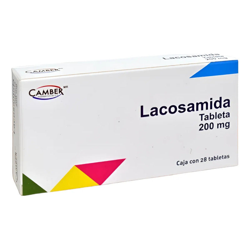 Lacosamida 200 Mg Caja Con 28 Tabletas Camber Pharma