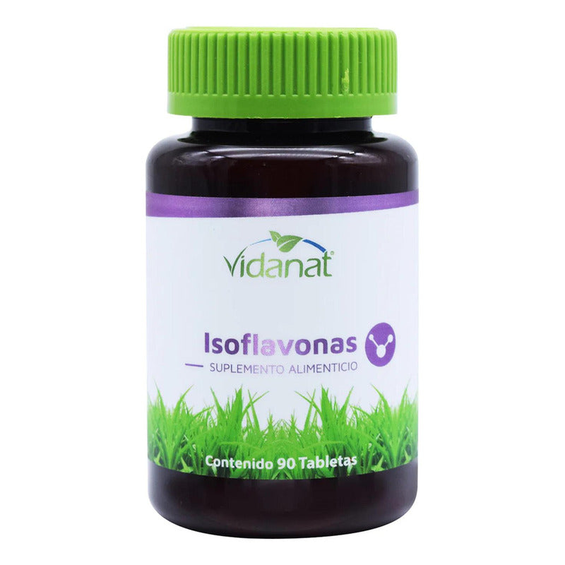 Isoflavonas 90 Tabs 530mg Vidanat Sabor Sin Sabor