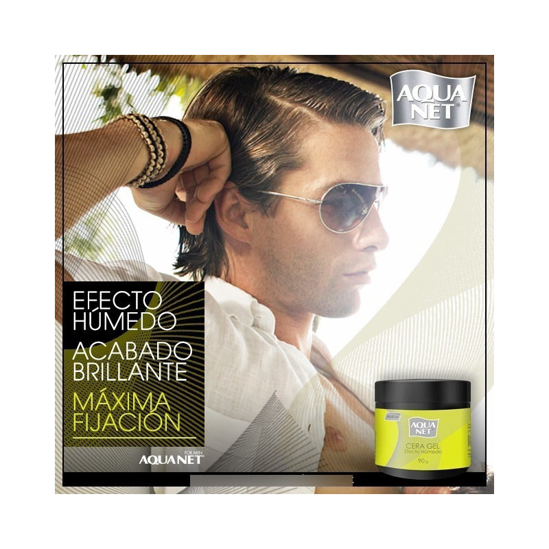 Cera Gel Para Peinar Aqua Net 90g