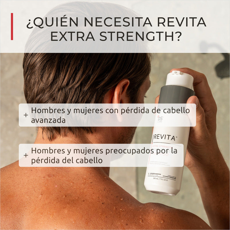 Revita Extra Strength Shampoo Anticaída Y Densidad Capilar