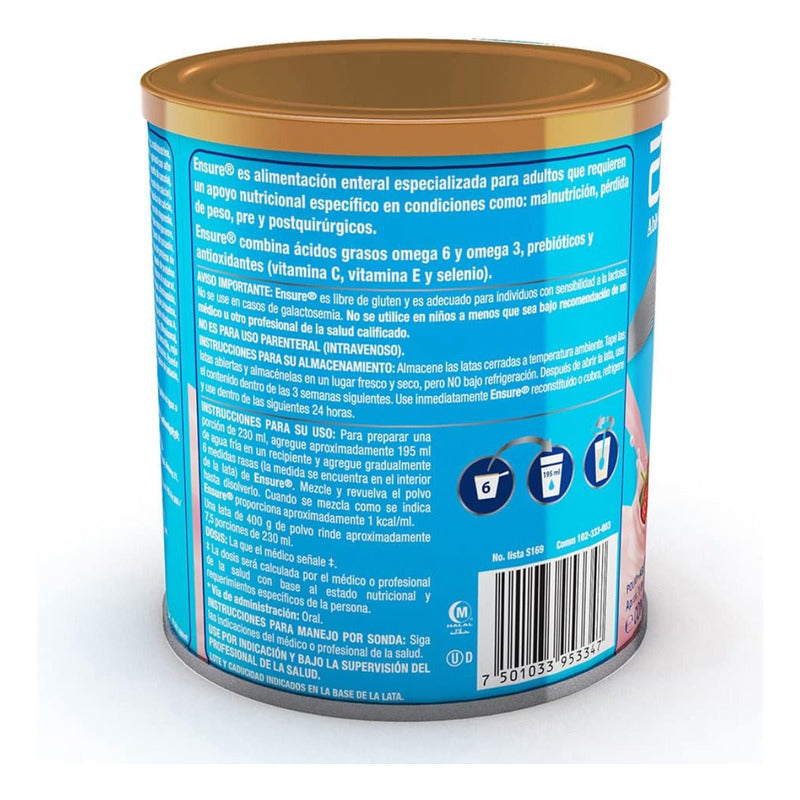 Ensure En Polvo 400g Lata Suplemento Nutricional