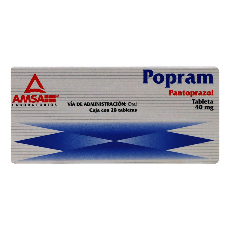 Popram Pantoprazol 28 Tabletas De 40 Mg