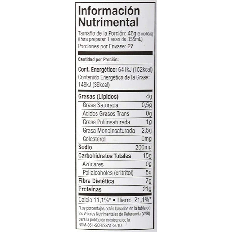 Proteína Orgánica Orgain 1.242 Kg Vegano Sabores Sabor Chocolate