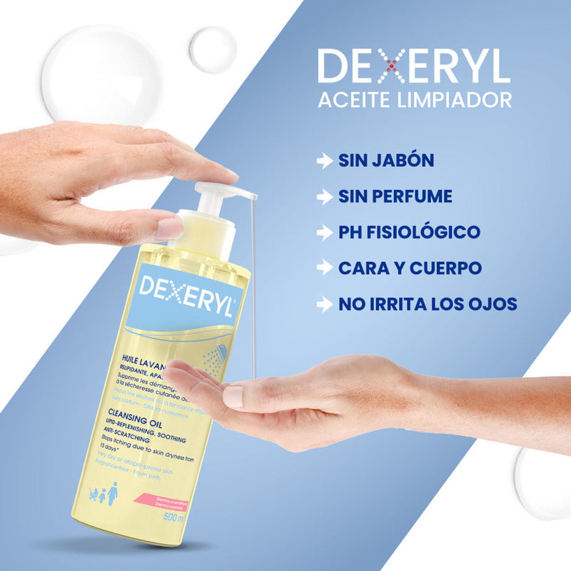 Dexeryl Dermolimpiador En Aceite 500 Ml Neutra