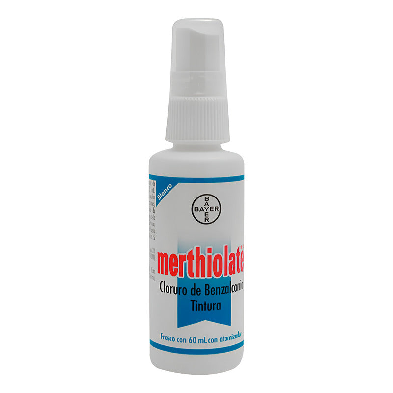 Merthiolate Blanco 60ml Con Atomizador