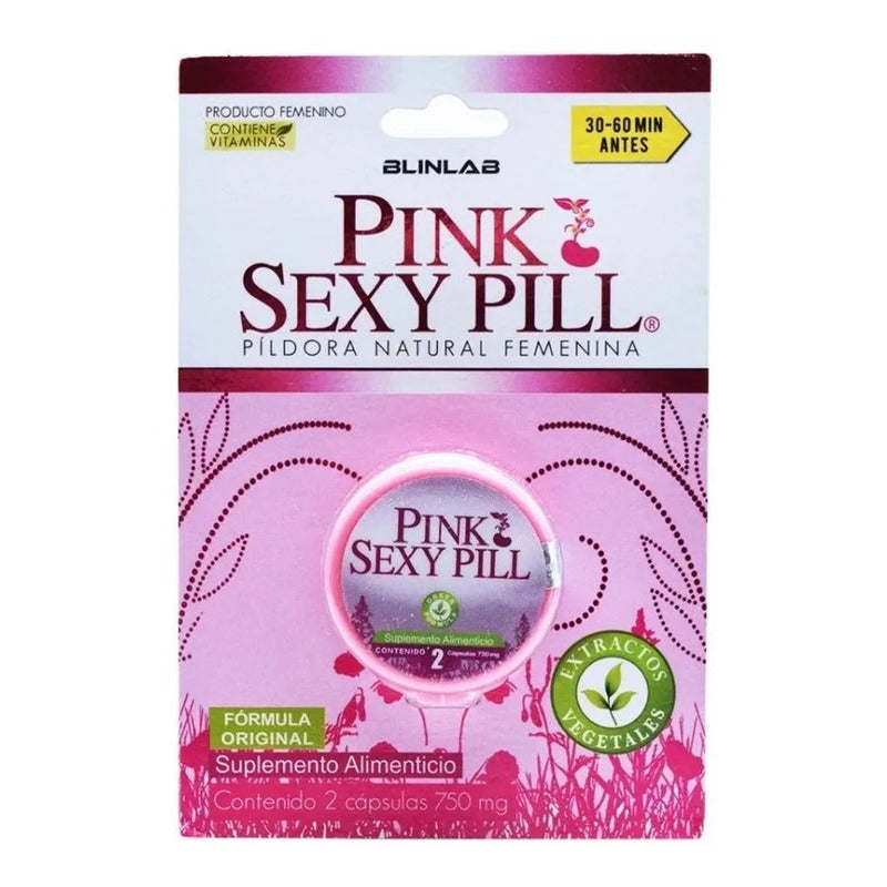 Pink Sexy Pill Damiana Guarana Frambuesa Blinlab
