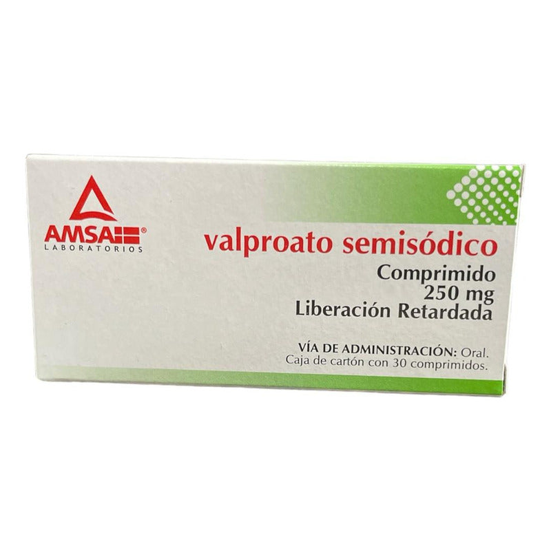 Valproato / Semisódico Comprimido 250mg 30 Comp