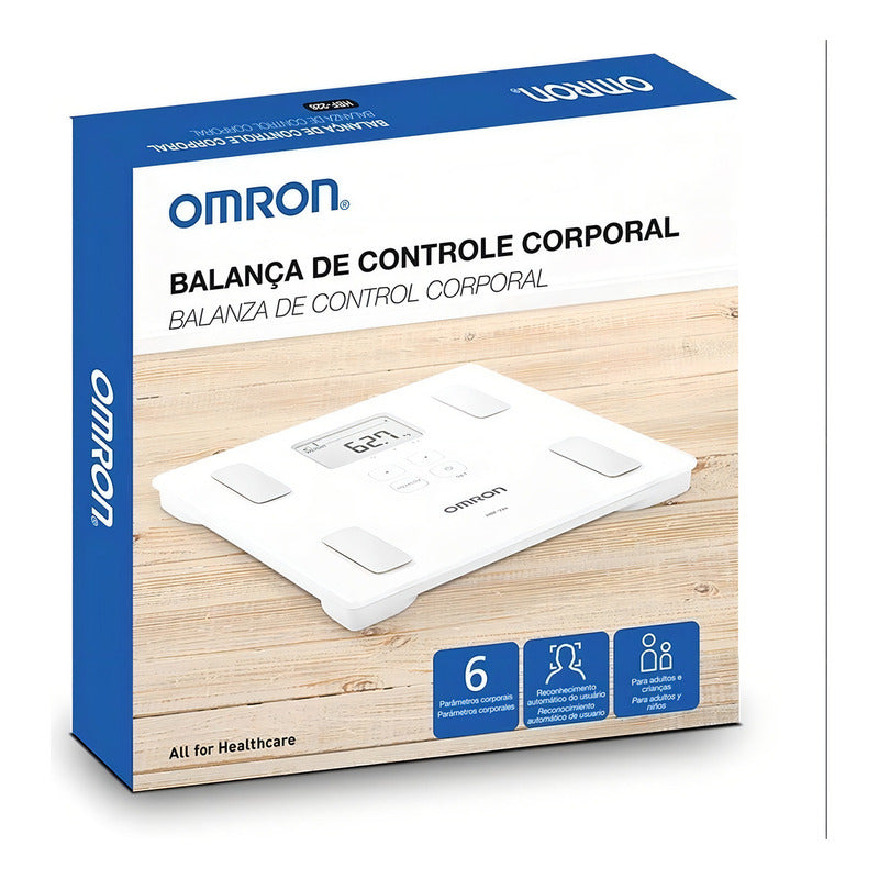 Balanza Corporal Omron Con Reconocimiento De Usuario Hbf-226