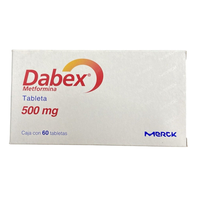Dabex Metformina 500mg Caja Con 60 Tabletas