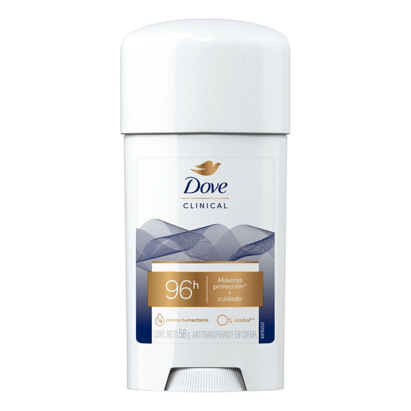 Dove Clinical 96h Antitranspirante En Crema 58g