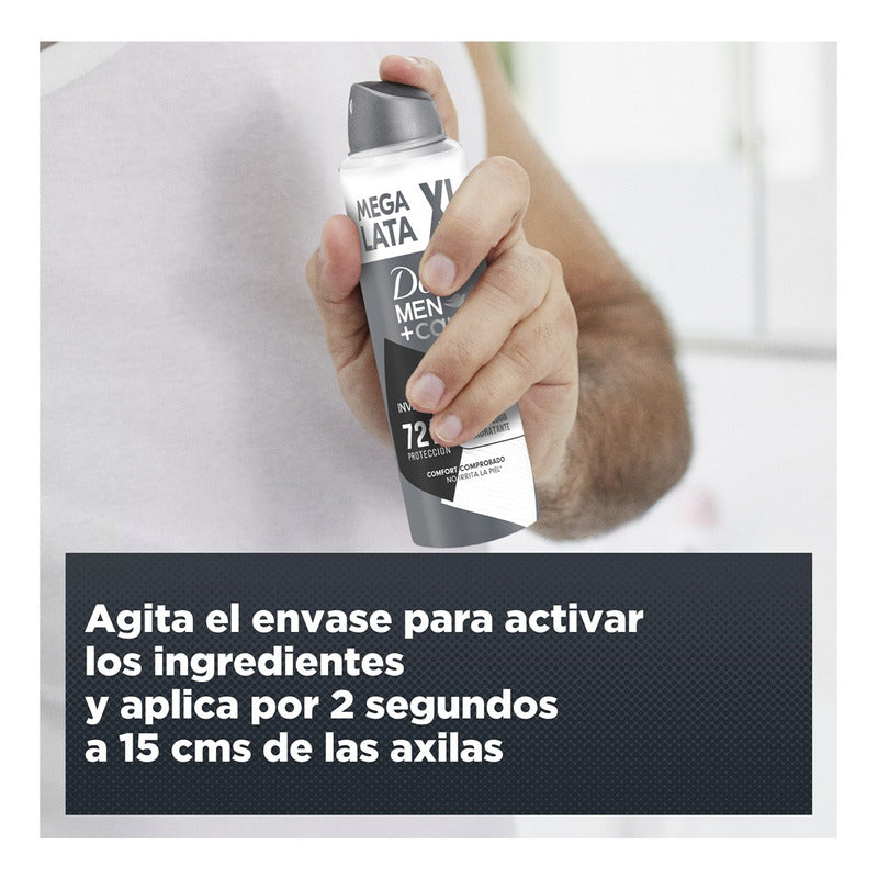 Desodorante Men Care Aerosol Invisible Dry Para Caballero 210ml Dove